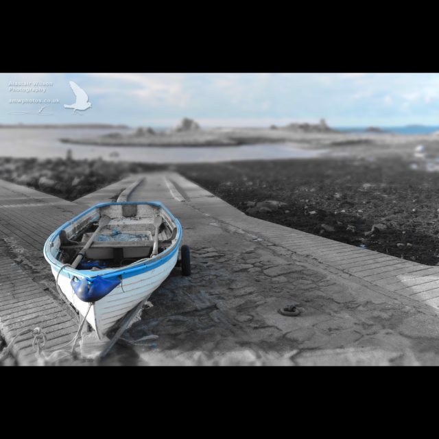 Boat on the slip