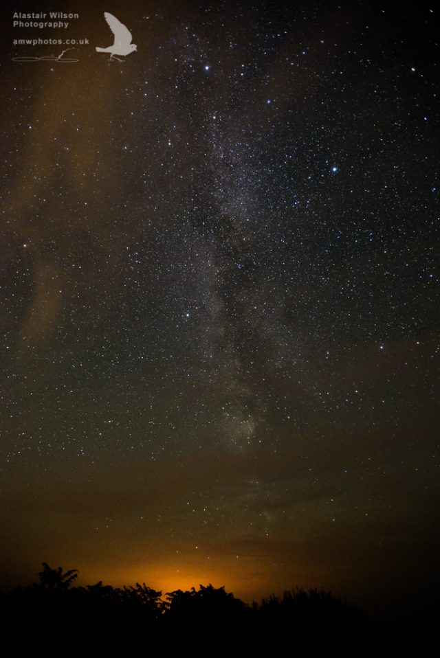 The Milky way from Skomer