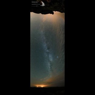 Overhead Milky way panorama
