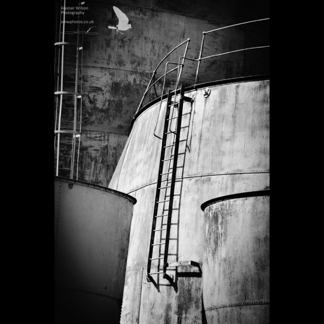 Whaling station oil tanks